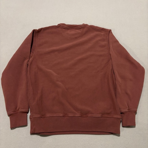 Stussy Crewneck Sweatshirts Size Small Brown Pink Embroidery Logo Casual Fall - Picture 5 of 6